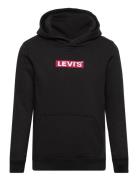 Levi's® Box Tab Pullover Hoodie Tops Sweatshirts & Hoodies Hoodies Bla...