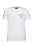 Arch Varsity Tee Tops T-Kortærmet Skjorte White Tommy Hilfiger