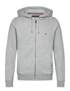 Im Na Flag Logo Zip Thru Hoody Tops Sweatshirts & Hoodies Hoodies Grey...
