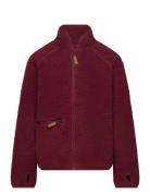 Skogen Fleece Jacket Outerwear Fleece Outerwear Fleece Jackets Red Ebb...