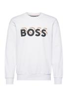 Soleri 07 Tops Sweatshirts & Hoodies Sweatshirts White BOSS