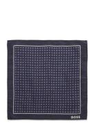 H-Pocket Sq-222 Brystlommetørklæde Navy BOSS