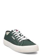 Tjm Lace Up Canvas Color Low-top Sneakers Green Tommy Hilfiger