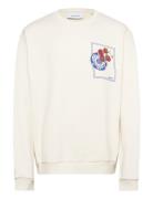 Dorian Sweatshirt Tops Sweatshirts & Hoodies Sweatshirts Cream Les Deu...
