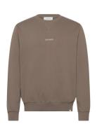 Dexter Sweatshirt Tops Sweatshirts & Hoodies Sweatshirts Brown Les Deu...