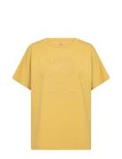 Sc-Banu Tops T-shirts & Tops Short-sleeved Yellow Soyaconcept
