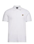 Milano Polo Shirt Tops Polos Short-sleeved White Lyle & Scott