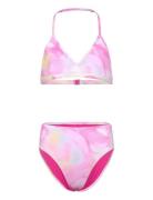 Bikini Triangle Aop Bikini Pink Lindex