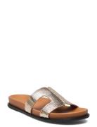 Loupa Flade Sandaler Gold Dune London