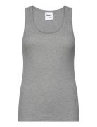 Camilo - Classic Rib Tops T-shirts & Tops Sleeveless Grey Day Birger E...