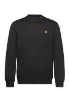 Crew Neck Fly Fleece Sport Sweatshirts & Hoodies Sweatshirts Black Lyl...