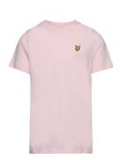 Plain T-Shirt Tops T-Kortærmet Skjorte Pink Lyle & Scott