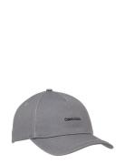 Metal Lettering Bb Cap Accessories Headwear Caps Grey Calvin Klein