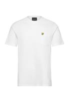 Pocket T-Shirt Tops T-Kortærmet Skjorte White Lyle & Scott