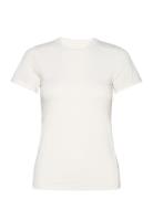 Jacquard Tee Sport T-shirts & Tops Short-sleeved White Röhnisch
