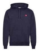 Wwash Hoodie Tops Sweatshirts & Hoodies Hoodies Navy Double A By Wood ...