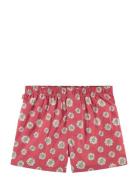 Red Flowers Underwear Boxer Shorts Red Pockies