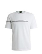 Tee 5 Tops T-Kortærmet Skjorte White BOSS