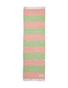 Chindi Rug Home Textiles Rugs & Carpets Hallway Runners Pink Bongusta