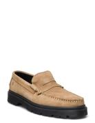 Austin Loafers Flade Sko Beige Playboy Footwear