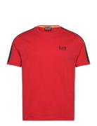 T-Shirt Tops T-Kortærmet Skjorte Red EA7