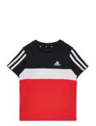 Lk 3S Tib T Tops T-Kortærmet Skjorte Red Adidas Sportswear