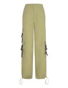 Nmknox Hw Cargo Pants Wvn Bottoms Trousers Cargo Pants Khaki Green NOI...