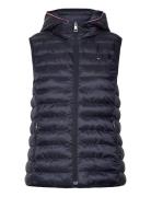 Lw Padded Global Stripe Vest Vests Padded Vests Navy Tommy Hilfiger