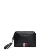 Th Transit Pouch Toilettaske Black Tommy Hilfiger