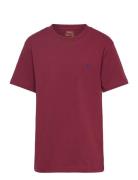 Cotton Jersey Crewneck Tee Tops T-Kortærmet Skjorte Red Ralph Lauren K...