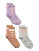 Hmlalfie Sock 3-Pack Sokker Strømper Multi/patterned Hummel