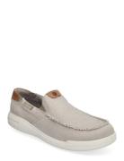 Driftlite Step G Loafers Flade Sko Grey Clarks