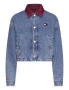 Quilted Revrsbe Boxy Jkt Ch4038 Jakke Denimjakke Blue Tommy Jeans