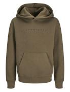 Jjestar Jj Sweat Hood Noos Jnr Tops Sweatshirts & Hoodies Hoodies Khak...