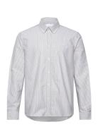 Konrad Stripe Oxford Shirt Tops Shirts Casual White Les Deux