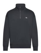 Half Zip Sws Tops Sweatshirts & Hoodies Sweatshirts Black Lee Jeans