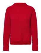 Slfselma Ls Knit Pullover Tops Knitwear Jumpers Red Selected Femme