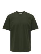 Onsfred Rlx Ss Tee Noos Tops T-Kortærmet Skjorte Green ONLY & SONS