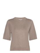 Carla-M Tops Knitwear Jumpers Beige MbyM