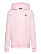 Pullover Hoodie Tops Sweatshirts & Hoodies Hoodies Pink Lyle & Scott