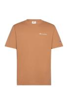 Ss Tee Tops T-Kortærmet Skjorte Beige Champion