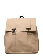 Msn Bag W3 Rygsæk Taske Beige Rains