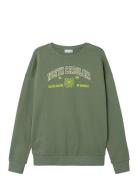 Nkmlamane Ls Swe Bru Pb Tops Sweatshirts & Hoodies Sweatshirts Green N...