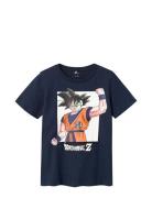 Nkmjavis Dragonball Ss Top Noos Vde Tops T-Kortærmet Skjorte Navy Name...