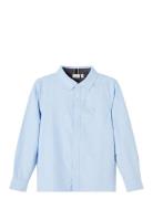 Nkmnewsa Ls Shirt Noos Tops Shirts Long-sleeved Shirts Blue Name It