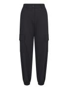 Sc-Siham Bottoms Trousers Cargo Pants Black Soyaconcept