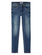 Nkmtheo Xslim Jeans 7640-Ry Noos Bottoms Jeans Skinny Jeans Blue Name ...