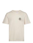 Globe T-Shirt Tops T-Kortærmet Skjorte Cream Les Deux