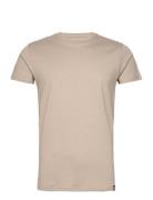 Organic Thor Tee Tops T-Kortærmet Skjorte Beige Mads Nørgaard