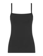 Sloggi Ever Ease Spaghetti Shirt Tops T-shirts & Tops Sleeveless Black...